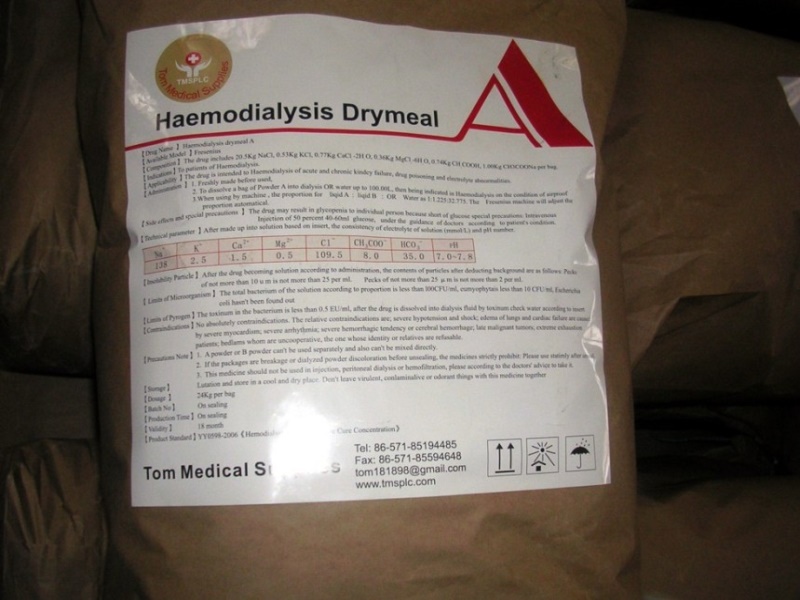 Hemodialysis Concentrate powder (mixing into 100L)